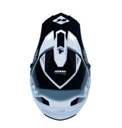 KENNY RACING KASK CROSS/ENDURO TRACK GRAPHIC FOCUS BLACK KOLOR CZARNY/BIAŁY ROZMIAR XXL