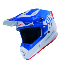 KENNY RACING KASK CROSS/ENDURO TRACK GRAPHIC FOCUS PATRIOT KOLOR BIAŁY/NIEBIESKI/CZERWONY ROZMIAR L
