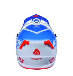 KENNY RACING KASK CROSS/ENDURO TRACK GRAPHIC FOCUS PATRIOT KOLOR BIAŁY/NIEBIESKI/CZERWONY ROZMIAR XL