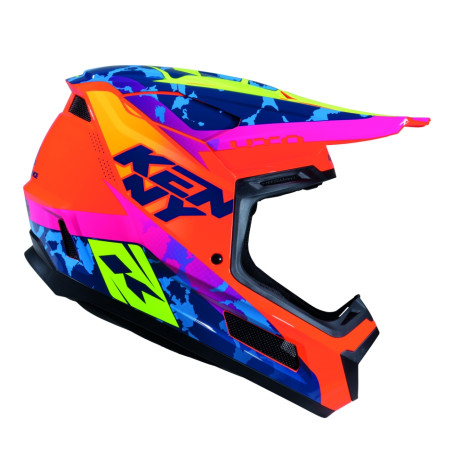 KENNY RACING KASK CROSS/ENDURO PERFORMANCE ERT GRAPHIC + SOCAL KOLOR POMARAŃCZOWY/NIEBIESKI ROZMIAR XS