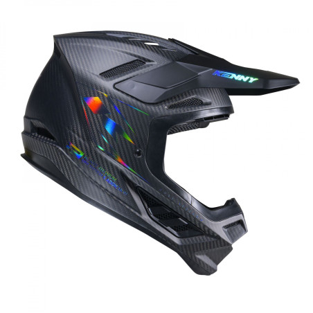 KENNY RACING KASK CROSS/ENDURO TITANIUM CARBON MATT HOLOGRAPHIC KOLOR CZARNY ROZMIAR S