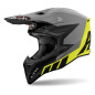 AIROH KASK CROSS / ENDURO / ATV / QUAD WRAAAP CONQUER KOLOR ŻÓŁTY FLUO/CZARNY/BIAŁY MAT ROZMIAR M