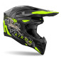 AIROH KASK CROSS / ENDURO / ATV / QUAD WRAAAP DARKNESS KOLOR ZIELONY FLUO/CZARNY/SZARY ROZMIAR M