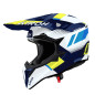 AIROH KASK CROSS / ENDURO / ATV / QUAD WRAAAP VISION KOLOR ŻÓŁTY FLUO/NIEBIESKI/BIAŁY ROZMIAR S