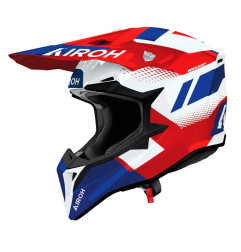 AIROH KASK CROSS / ENDURO / ATV / QUAD WRAAAP VISION KOLOR CZERWONY/NIEBIESKI/BIAŁY ROZMIAR M