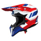 AIROH KASK CROSS / ENDURO / ATV / QUAD WRAAAP VISION KOLOR CZERWONY/NIEBIESKI/BIAŁY ROZMIAR M
