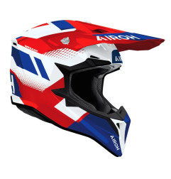 AIROH KASK CROSS / ENDURO / ATV / QUAD WRAAAP VISION KOLOR CZERWONY/NIEBIESKI/BIAŁY ROZMIAR L
