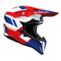 AIROH KASK CROSS / ENDURO / ATV / QUAD WRAAAP VISION KOLOR CZERWONY/NIEBIESKI/BIAŁY ROZMIAR L