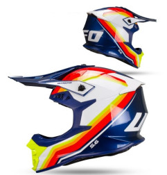UFO 2026/01 KASK INTREPID CROSS KOLOR ŻÓŁTY/NIEBIESKI FLUO ROZMIAR M ( ECE 22R06 ) - KOLEKCJA 2026