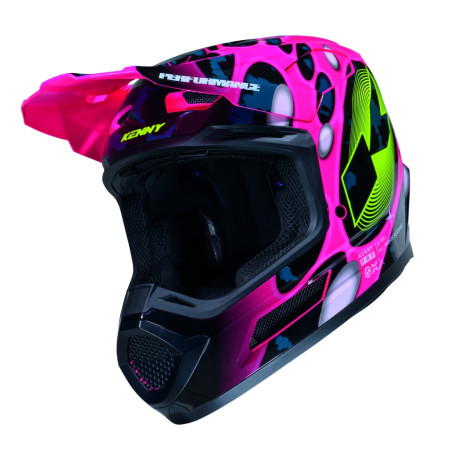 KENNY RACING KASK CROSS/ENDURO PERFORMANCE ERT GRAPHIC + SOCAL KOLOR POMARAŃCZOWY/NIEBIESKI ROZMIAR XL