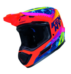 KENNY RACING KASK CROSS/ENDURO PERFORMANCE ERT GRAPHIC + SOCAL KOLOR POMARAŃCZOWY/NIEBIESKI ROZMIAR XL