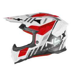 NOX KASK OFF ROAD / CROSS N634 STORM KOLOR CZERWONY/BIAŁY ROZMIAR M