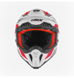 NOX KASK OFF ROAD / CROSS N634 STORM KOLOR CZERWONY/BIAŁY ROZMIAR L
