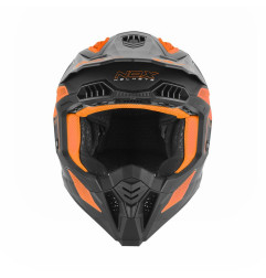 NOX KASK OFF ROAD / CROSS N634 STORM KOLOR CZARNY MAT/POMARAŃCZOWY FLUO ROZMIAR XXL