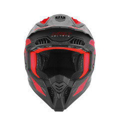 NOX KASK OFF ROAD / CROSS N634 STORM KOLOR CZARNY MAT/CZERWONY ROZMIAR XL