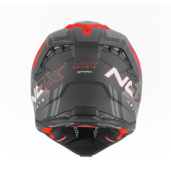 NOX KASK OFF ROAD / CROSS N634 STORM KOLOR CZARNY MAT/CZERWONY ROZMIAR XL