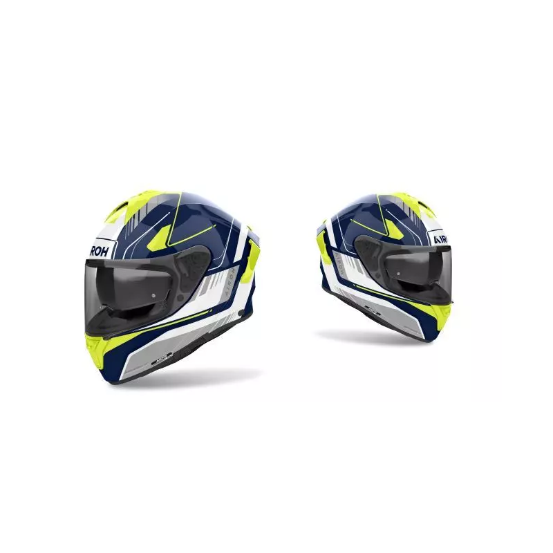 Kask Airoh Spark 2 Chrono Blue/Yellow Gloss S