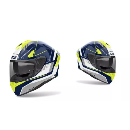 Kask Airoh Spark 2 Chrono Blue/Yellow Gloss S