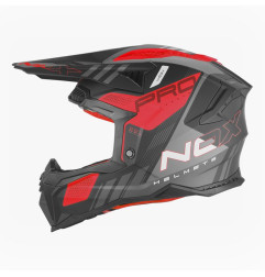 NOX KASK OFF ROAD / CROSS N634 STORM KOLOR CZARNY MAT/CZERWONY ROZMIAR XXL