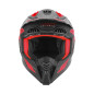 NOX KASK OFF ROAD / CROSS N634 STORM KOLOR CZARNY MAT/CZERWONY ROZMIAR XXL