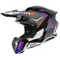 AIROH KASK CROSS / ENDURO / ATV / QUAD TWIST 3 HUSTLE GLOSS KOLOR CZARNY/FIOLETOWY/BIAŁY ROZMIAR S