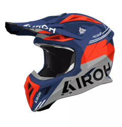 AIROH KASK CROSS / ENDURO / ATV / QUAD AVIATOR ACE 2 FURY CERULEAN GLOSS KOLOR NIEBIESKI/SZARY/POMARAŃCZOWY ROZMIAR S