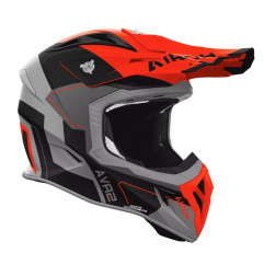 AIROH KASK CROSS / ENDURO / ATV / QUAD AVIATOR ACE 2 SHIELD ORANGE MATT KOLOR POMARAŃCZOWY/CZARNY/SZARY MAT ROZMIAR M