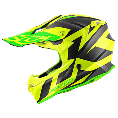 KAPPA KASK KV49 EVO GREAT CROSS KOLOR CZARNY MAT/ŻÓŁTY ROZM. 61 / XL ( HOMOLOGACJA ECE 22R06 )