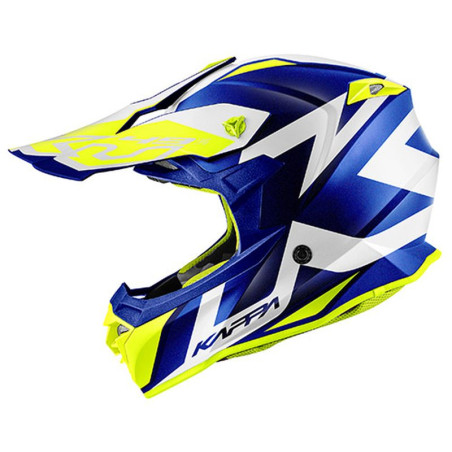 KAPPA KASK KV49 EVO GREAT CROSS KOLOR NIEBIESKI MAT/BIAŁY ROZM. 61 / XL ( HOMOLOGACJA ECE 22R06 )