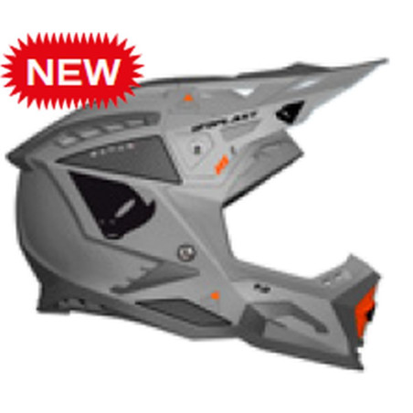 UFO KASK ECHUS CROSS FIBERGLASS KOLOR SZARY ROZMIAR XL ( ECE 22R06 ) - KOLEKCJA 2025/2026