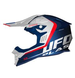 UFO KASK INTREPID CROSS KOLOR BIAŁY/NIEBIESKI/CZERWONY FLUO ROZMIAR S ( ECE 22R06 )