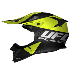 UFO KASK INTREPID CROSS KOLOR CZARNY/ŻÓŁTY FLUO ROZMIAR L ( ECE 22R06 )