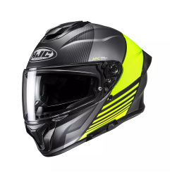 Kask motocyklowy integralny HJC C71 Morix Black Yellow XL
