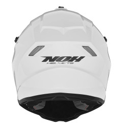 NOX KASK CROSS / OFFROAD N761 SOLID KID / JUNIOR (DZIECIĘCY) KOLOR BIAŁY POŁYSK ROZMIAR S (ZAPIĘCIE MIKROMETRYCZNE)