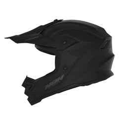 NOX KASK CROSS / OFFROAD N761 SOLID KID / JUNIOR (DZIECIĘCY) KOLOR CZARNY MAT ROZMIAR M (ZAPIĘCIE MIKROMETRYCZNE)