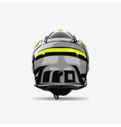 AIROH PROMOCJA KASK CROSS / ENDURO / ATV / QUAD AVIATOR ACE 2 ENGINE KOLOR CZARNY/SZARY/ŻÓŁTY FLUO ROZMIAR XL