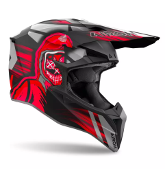 Kask motocyklowy enduro Airoh Wraaap Cyber Red Matt M