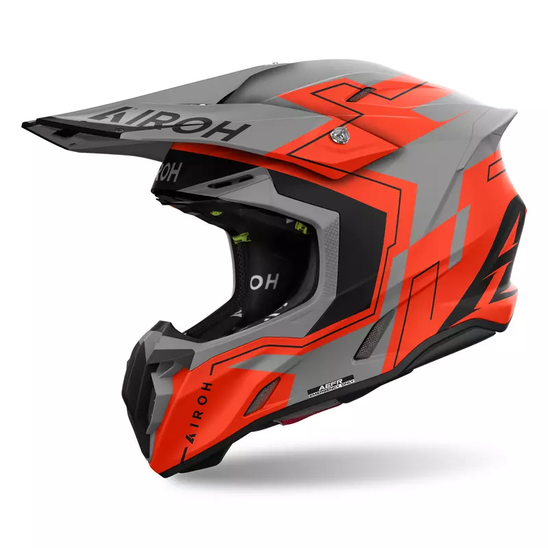 Kask Airoh Twist 3 Dizzy Orange Fluo Matt XL