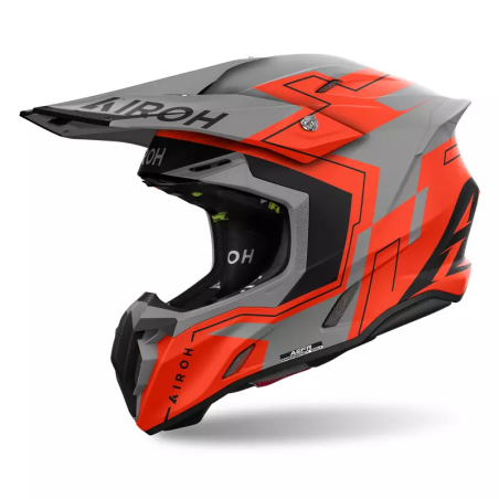 Kask Airoh Twist 3 Dizzy Orange Fluo Matt XL