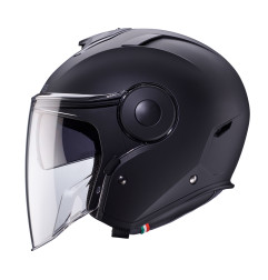 CABERG KASK OTWARTY JET Z BLENDĄ MODEL SOHO SOLID KOLOR CZARNY MAT ROZMIAR XXL
