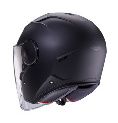 CABERG KASK OTWARTY JET Z BLENDĄ MODEL SOHO SOLID KOLOR CZARNY MAT ROZMIAR XXL
