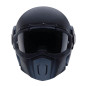 CABERG KASK OTWARTY JET MODEL GHOST X SOLID KOLOR CZARNY MAT ROZMIAR L