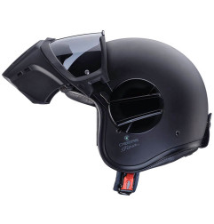 CABERG KASK OTWARTY JET MODEL GHOST X SOLID KOLOR CZARNY MAT ROZMIAR XL