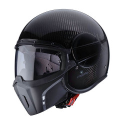 CABERG KASK OTWARTY JET MODEL GHOST X CARBON KOLOR KARBON ROZMIAR L
