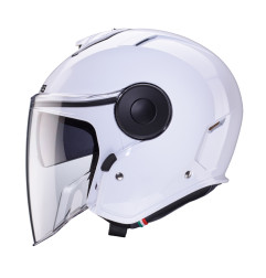 CABERG KASK OTWARTY JET Z BLENDĄ MODEL SOHO SOLID KOLOR BIAŁY POŁYSK ROZMIAR S