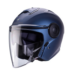 CABERG KASK OTWARTY JET Z BLENDĄ MODEL SOHO SOLID KOLOR NIEBIESKI MAT - BLUE JEANS ROZMIAR S