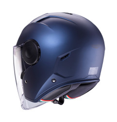 CABERG KASK OTWARTY JET Z BLENDĄ MODEL SOHO SOLID KOLOR NIEBIESKI MAT - BLUE JEANS ROZMIAR M