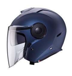 CABERG KASK OTWARTY JET Z BLENDĄ MODEL SOHO SOLID KOLOR NIEBIESKI MAT - BLUE JEANS ROZMIAR L