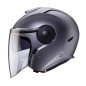 CABERG KASK OTWARTY JET Z BLENDĄ MODEL SOHO SOLID KOLOR SZARY MAT - GUNMETAL ROZMIAR L