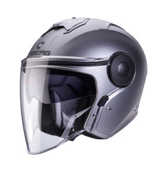CABERG KASK OTWARTY JET Z BLENDĄ MODEL SOHO SOLID KOLOR SZARY MAT - GUNMETAL ROZMIAR XL